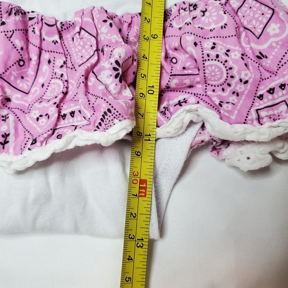 PINK Bandana  Western Cowgirl One Pc Sz 18 M Baby Korral Cowgirl‎ Boots - Picture 7 of 9